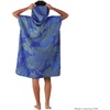 image:imagePackTowl Lightweight Microfiber Hooded Changing Poncho Riso Wave LargeExtra LargeBotanical