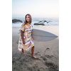 image:imagePackTowl Lightweight Microfiber Hooded Changing Poncho Riso Wave LargeExtra LargeRetro Curve