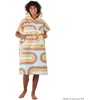 image:imagePackTowl Lightweight Microfiber Hooded Changing Poncho Riso Wave LargeExtra LargeRetro Curve
