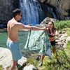 image:imagePackTowl Personal Ultralight Microfiber Camping and Travel Towel Mystic Moose Print BodyWhirl