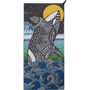 image:imagePackTowl Personal Ultralight Microfiber Camping and Travel Towel Mystic Moose Print BodyOrca Print